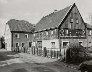 Neukirch, Wohnhaus : Neukirch. Ansicht eines Wohnstallhauses mit Anbau