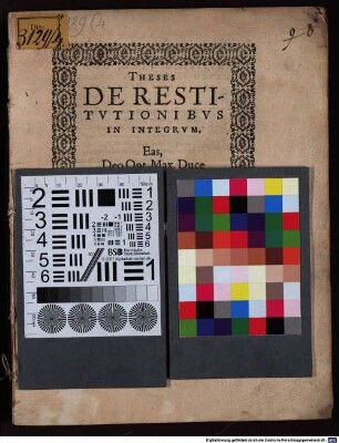 Theses de restitutionibus in integrum