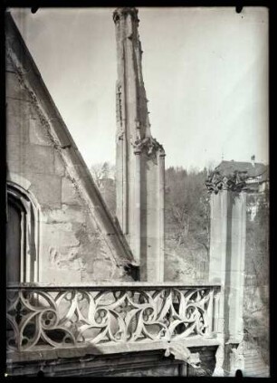Frauenkirche; Fialen an der nordöstlichen Seite des Langhauses
