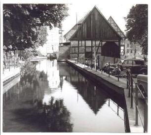 Ameide mit Scheune, Spieker und Mittelmühle. Detmold