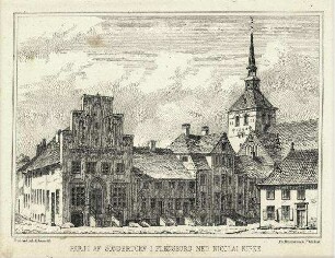 Flensburg - Südermarkt mit St. Nikolai-Kirche