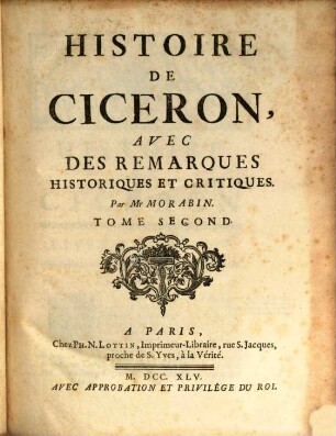 Histoire De Ciceron : Avec Des Remarques Historiques Et Critiques, 2