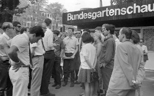 Besuch der Bundesgartenschau durch ausländische Studenten von verschiedenen Hochschulen.