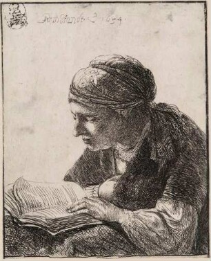 Lesende Frau