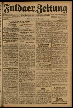 Ausgabe vom Mittwoch, den 20. Juni 1917.