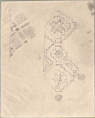 Seeberger, Gustav; Architekturdetails, Ornamentzeichnungen - Ornamente (Details)