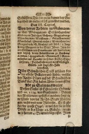 41-66, Das III. Capitel