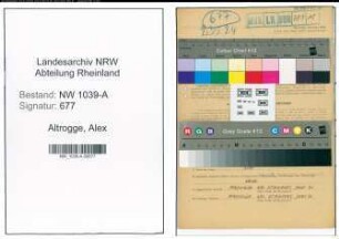 Entnazifizierung Alex Altrogge , geb. 24.02.1904 (Gespannfuehrer)