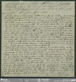 Briefabschrift von Johannes von Müller an Unbekannt, o.O., ohne Datumsangabe