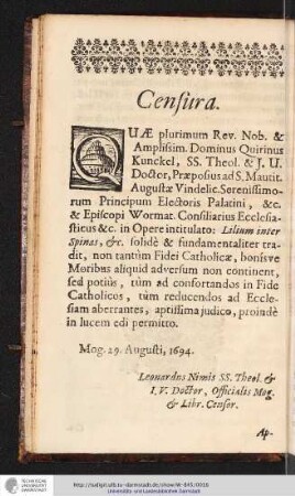 Censura.