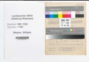 Entnazifizierung Wilhelm Meyers , geb. 12.05.1903 (Kaufmann)