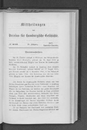 No. 11/12, 1887. November/December.