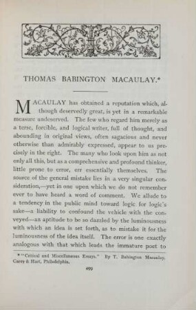 Thomas Babington Macaulay