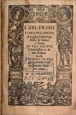 I sei primi Libri del Eneide