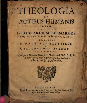 Theologia de actibus humanis