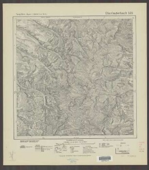526 Oberlauterbach ; Topographische Karte von Bayern 1:25.000 [Positionsblätter]