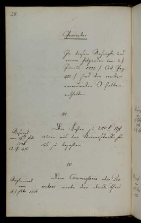 [Auszug aus:] Reglement zum Akademischen- und Gerichts-Fiskus sowie den Gerichtssporteln [-nebengebühren].