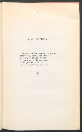 A mi pueblo
