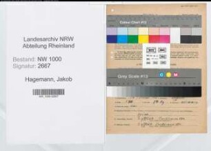 Entnazifizierung Jakob Hagemann, geb. 18.02.1900 (Schmiedemeister)