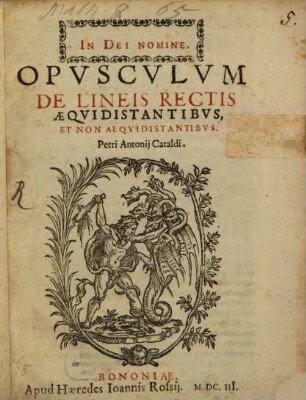 Opusculum de lineis rectis