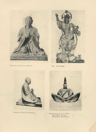 Portrait statue of a priest. Nio. By Wunkei. Portrait statue of Wunkei. Portrait statue of Hoja, the fifth of the Kamakura guardians