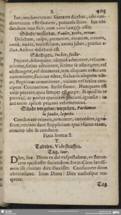 T [Tadeln - Einen Tugenthafften Sohn hast du, derhalben magst du dich erfrewen]]