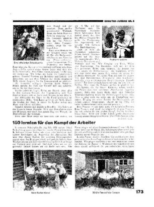150 lernten für den Kampf der Arbeiter