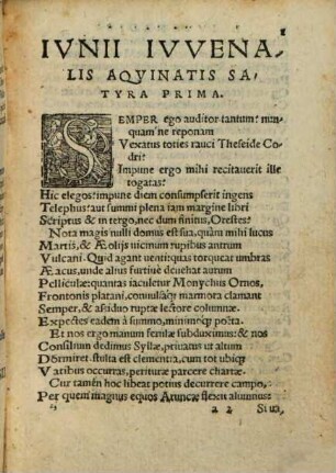 Ivn. Ivvenalis, et Avli Persii Flacci Satyrae