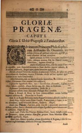 Prodromus gloriae Pragenae