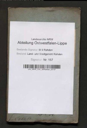 Erblasser: Bischoff, Marie Dorothee:
