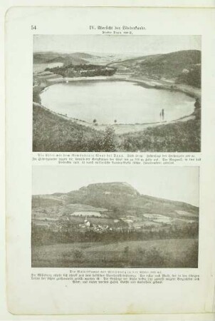 Die Eifel mit dem Gemündener Maar bei Daun
