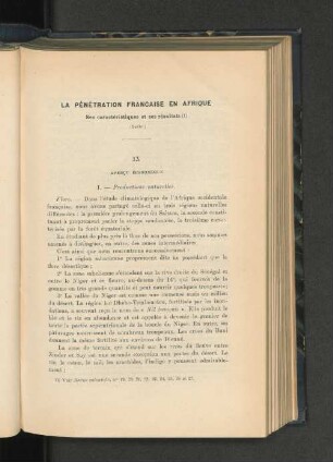 La penetration francaise en Afrique