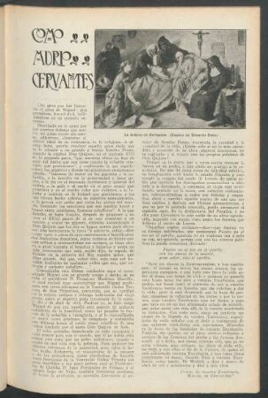 Cómo murió Cervantes