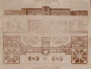 Neureuther, Gottfried von; München; Königlich - Bayerische Polytechnische Schule (TU) - Hauptbau - Mittelrisalit