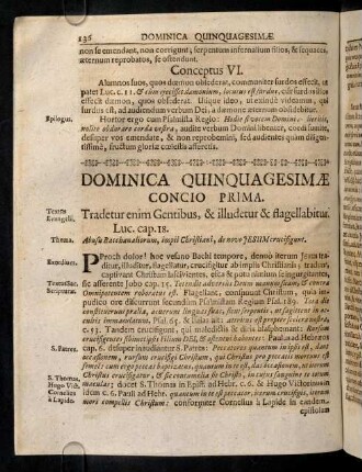 136-147, Dominica Quinquagesimae
