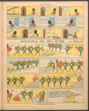 Aventuras del rey petiso [Cómic] : S. M. prefiere el baño colectivo
