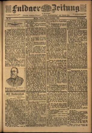 Ausgabe vom Montag, den 08. September 1902.