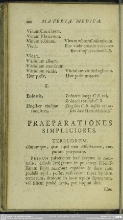 Praeparationes Simpliciores