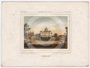 Ansicht von Schloss Carlsruhe