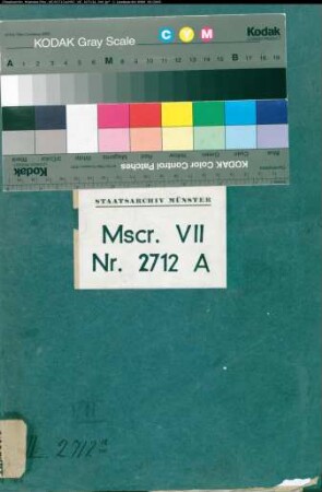 Abschriften und Ausfertigungen von Urkunden des Klosters S. Mauritz und Simeon in Minden
