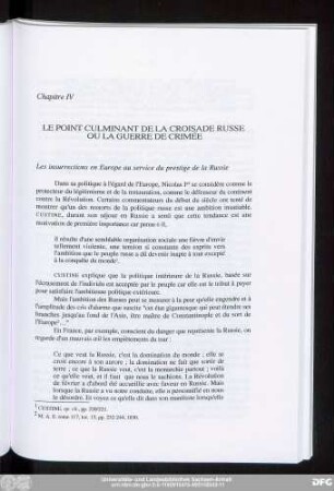 Chapitre IV Le Point Culminant De La Croisade Russe Ou La Guerre De Crimée