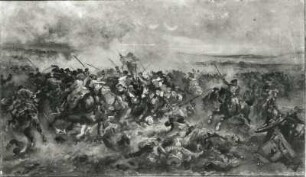 Schlacht bei Kolin 1757 : Schlacht bei Kolin 1757. Öl auf Leinwand; 36,5 x 61 cm (vor 1905; L. A. Schuster). Dresden: Galerie Neue Meister 3072