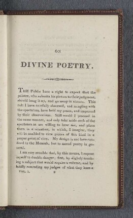 On Divine Poetry.