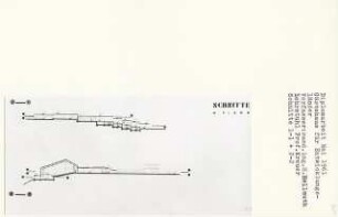 Gästehaus für Entwicklungsländer (Diplomarbeit bei Willy Kreuer): Schnitte 1 - 2, 1:200
