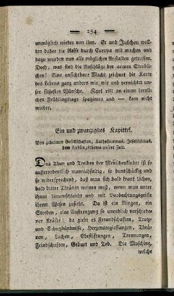 Ein und zwanzigstes Kapittel. - Zwey und zwanzigstes Kapittel.