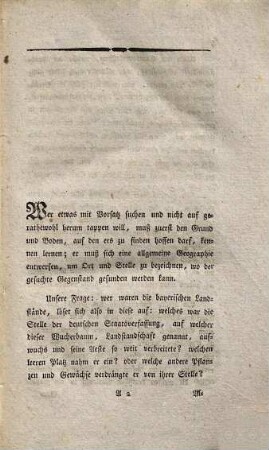 Die Landstände von Bayern : Was waren sie? Was sind sie? Was sollen sie seyn?