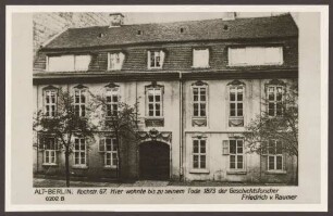 Ansichtskarte Kochstraße 67
