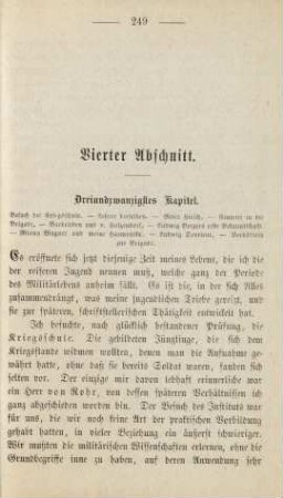 Dreiundzwanzigstes Kapitel. Besuch der Kriegsschule. - ...