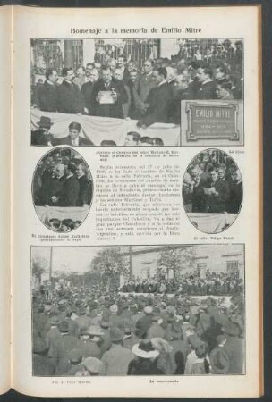 Homenaje a la memoria de Emilio Mitre