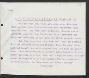 38 Kriegsnachrichten 18. Juni 1915